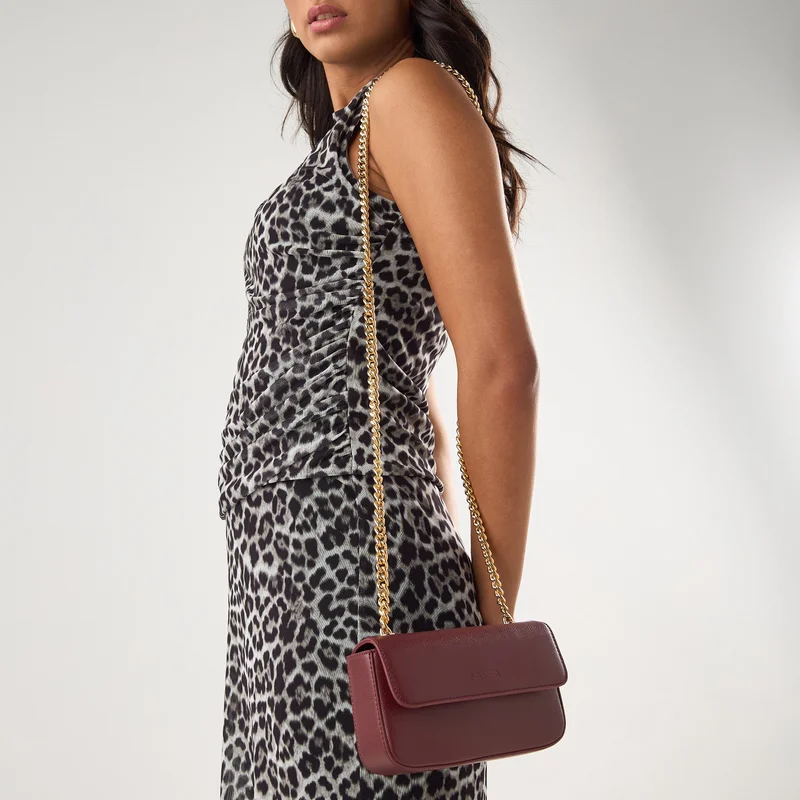 ساشا Sasha Burgundy Crossbody Bag for Women